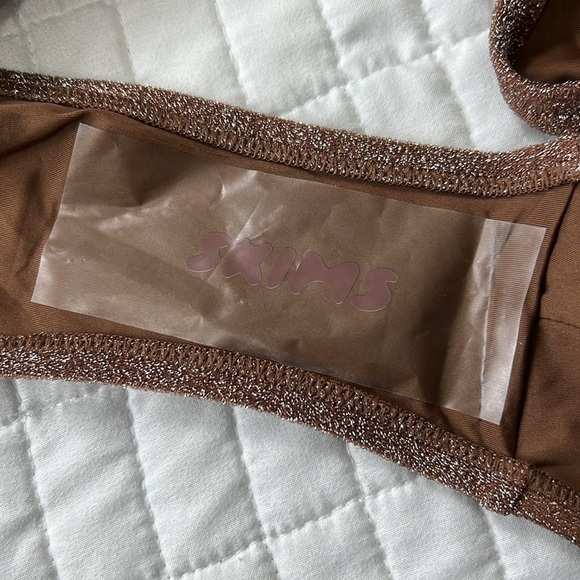 Skims Glitter Monokini Swimsuit in Jasper Size 2X - Picture 6 of 9